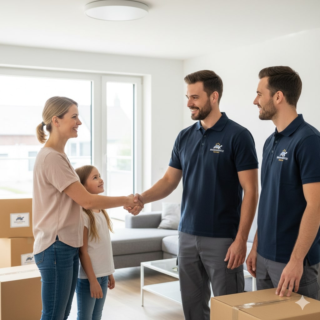 Zufriedene Kunden bei Schildkröte Umzüge